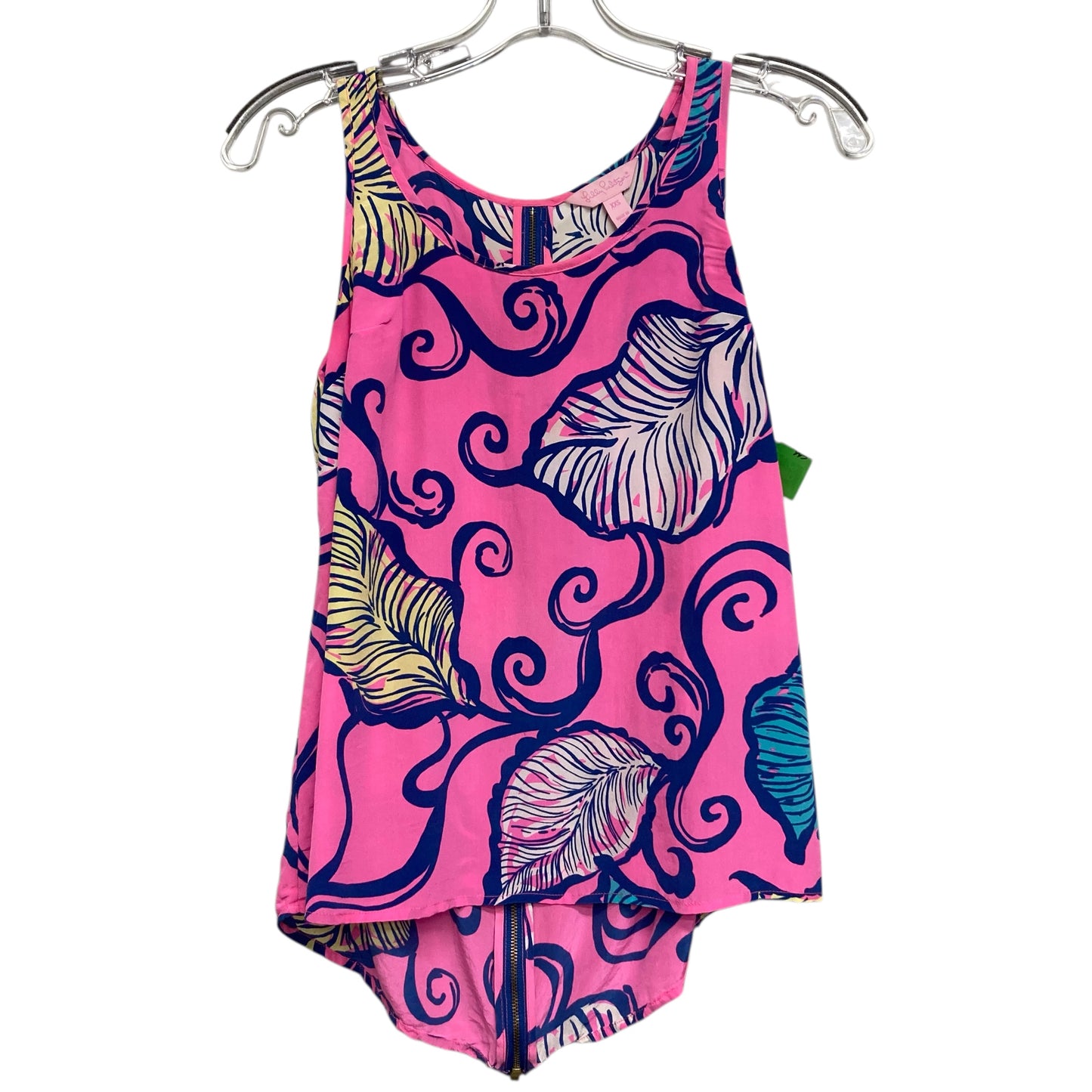 Top Sleeveless Designer By Lilly Pulitzer In Pink, Size:Xxs