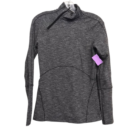 Athletic Top Ls Collar By Lululemon In Grey, Size:S