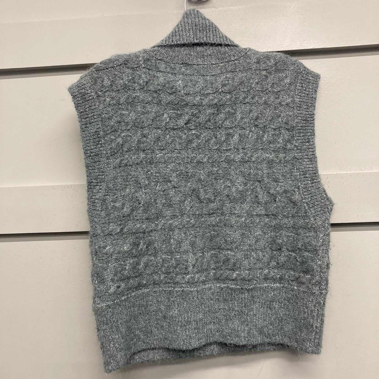 Vest Sweater By Old Navy In Grey, Size:S