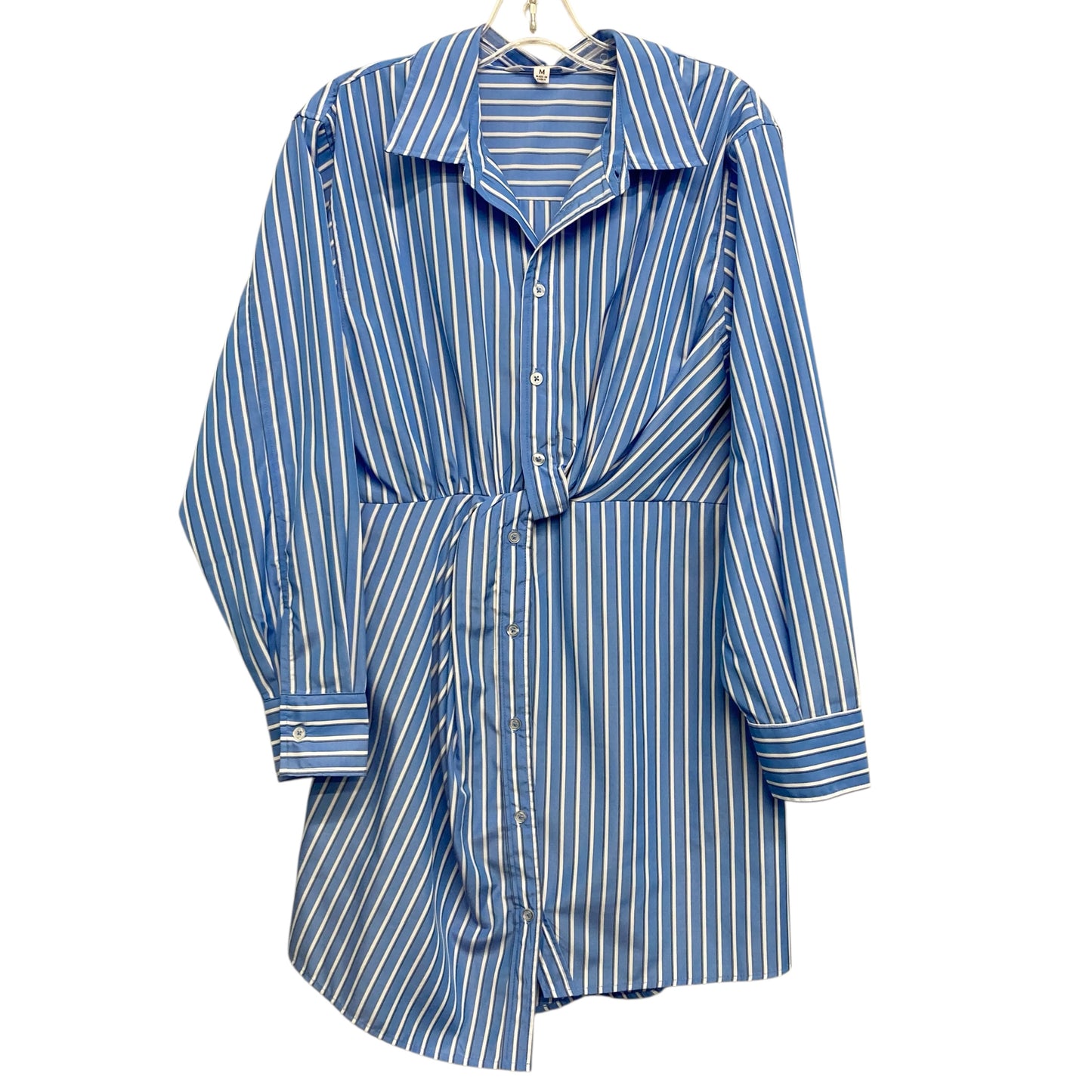 Dress Work By Steve Madden In Blue & White, Size:M