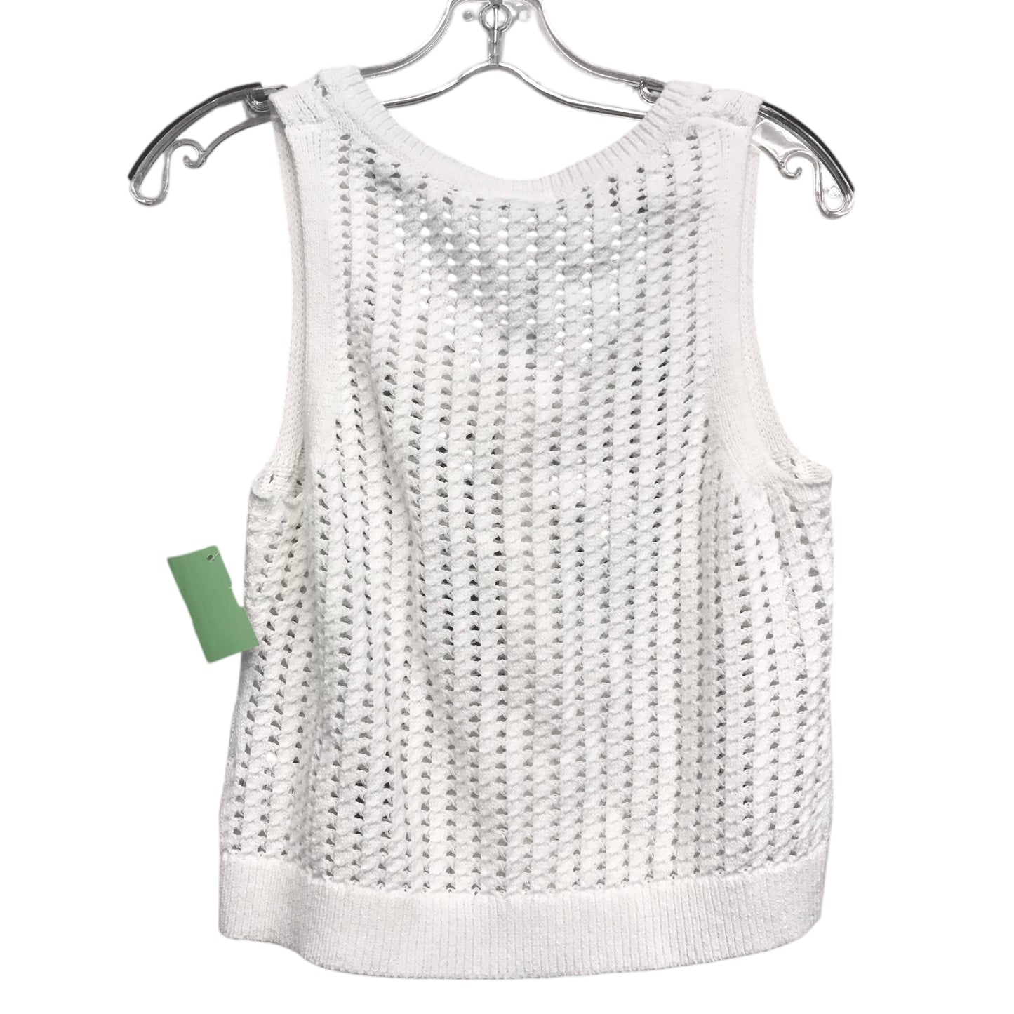 Vest Sweater By 525 In White, Size:S