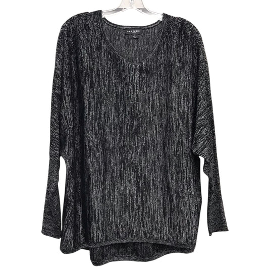 Top Ls By In Studio In Black, Size:2X
