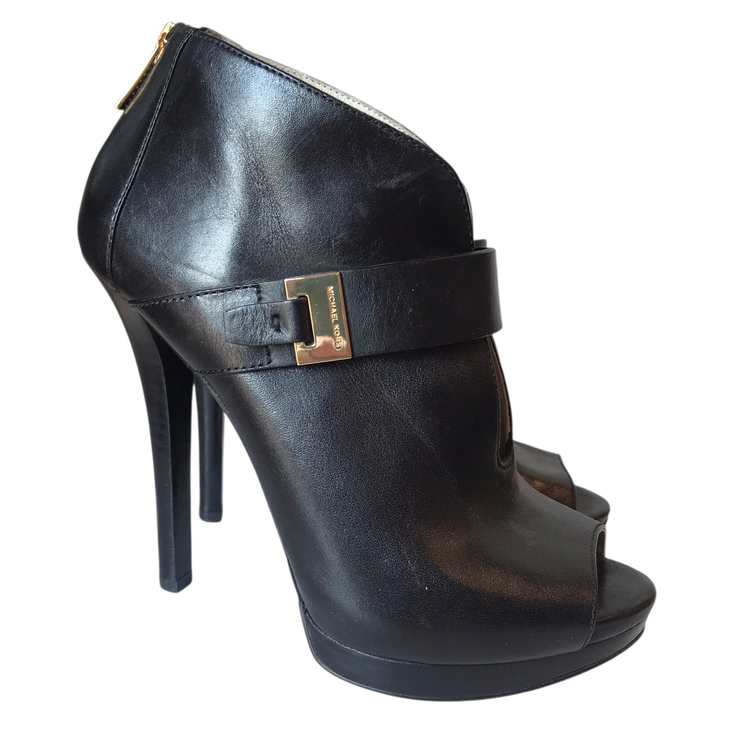 Shoes Heels Stiletto By Michael By Michael Kors In Black, Size:7.5