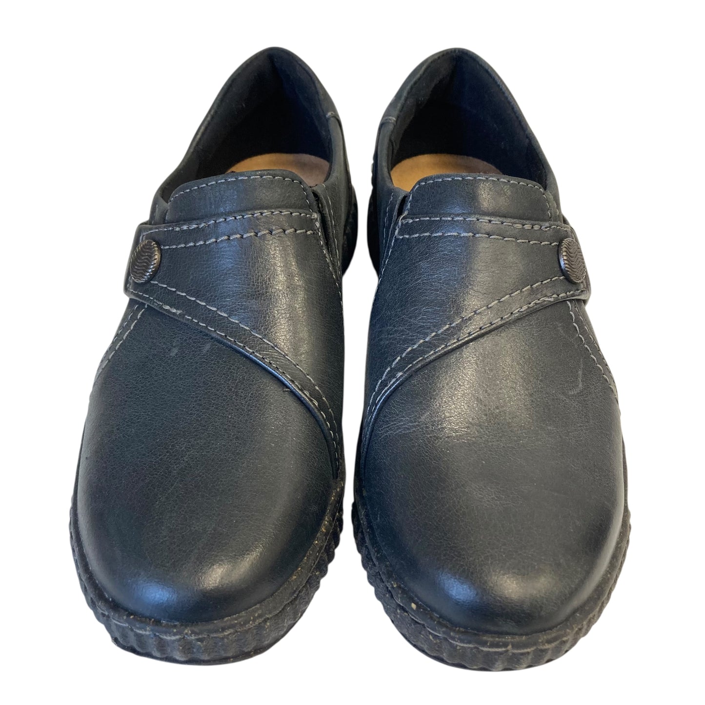 Shoes Flats By Clarks In Black, Size:5