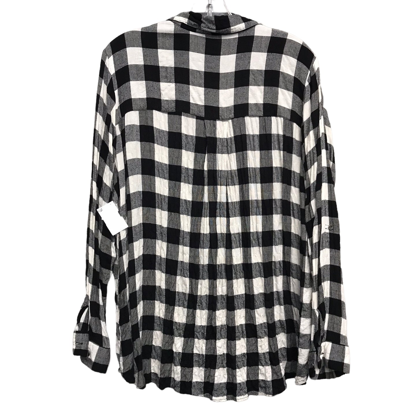 Top Ls By Jane And Delancey In Checkered Pattern, Size:Xl