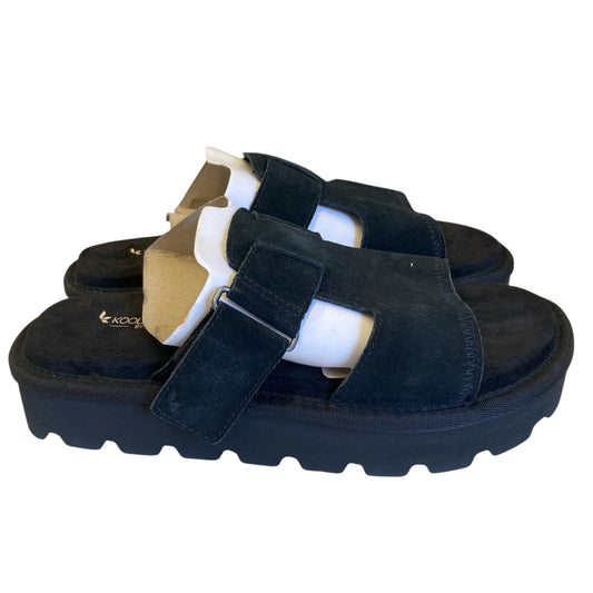 Sandals Heels Platform By Koolaburra By Ugg In Black, Size:7