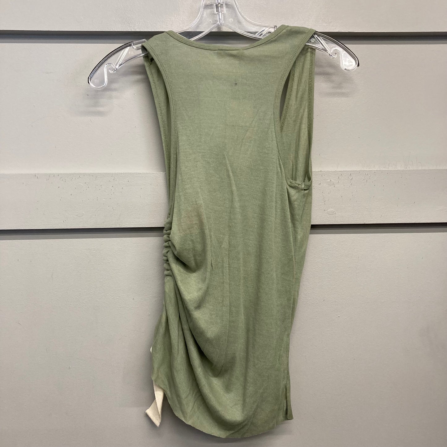 Top Sleeveless By Zara In Green, Size:L