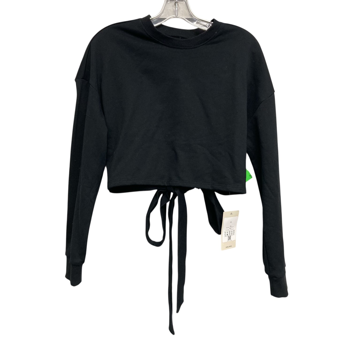 Athletic Sweatshirt Crewneck By Halara In Black, Size:S