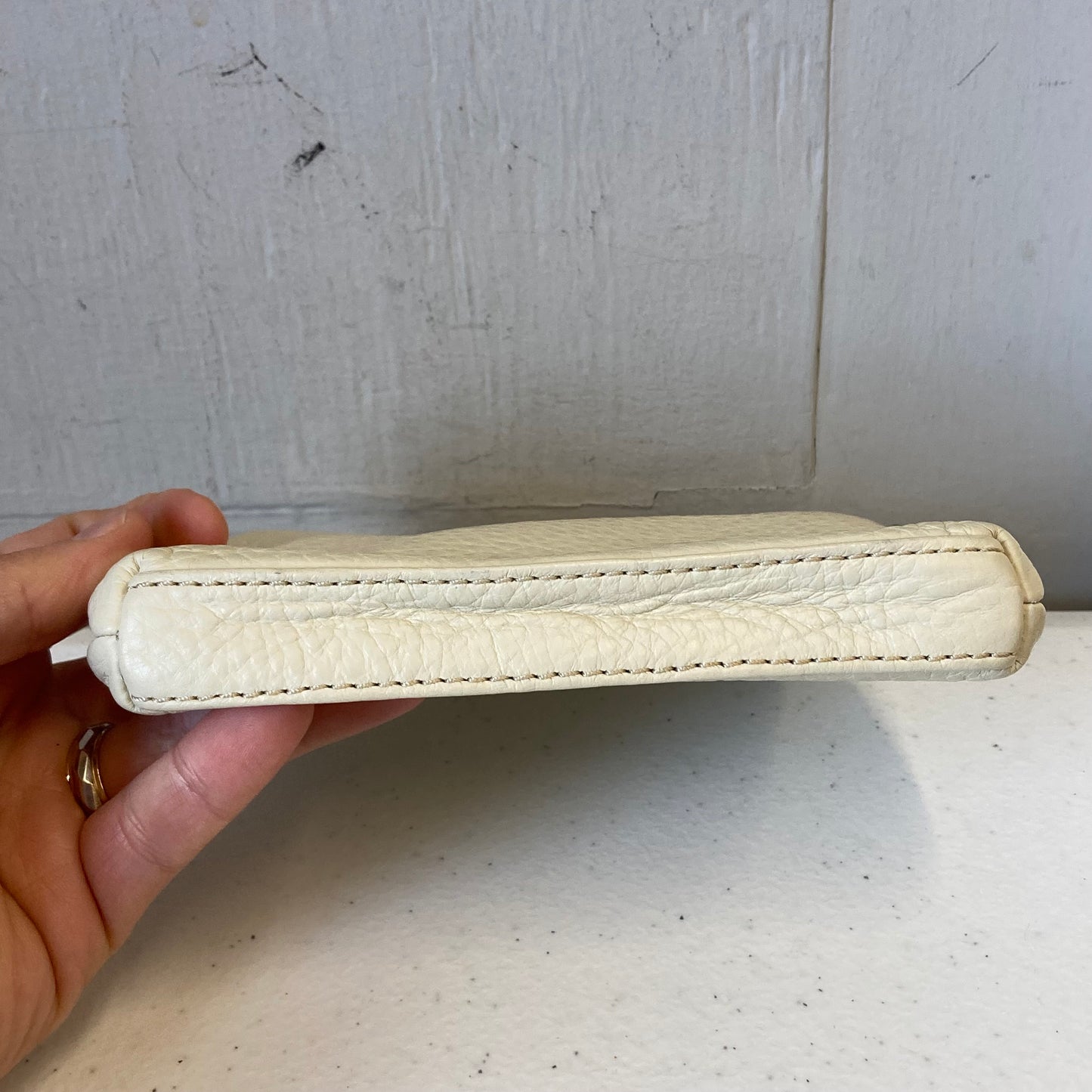 Wallet Designer By Dooney And Bourke In Cream, Size:Small