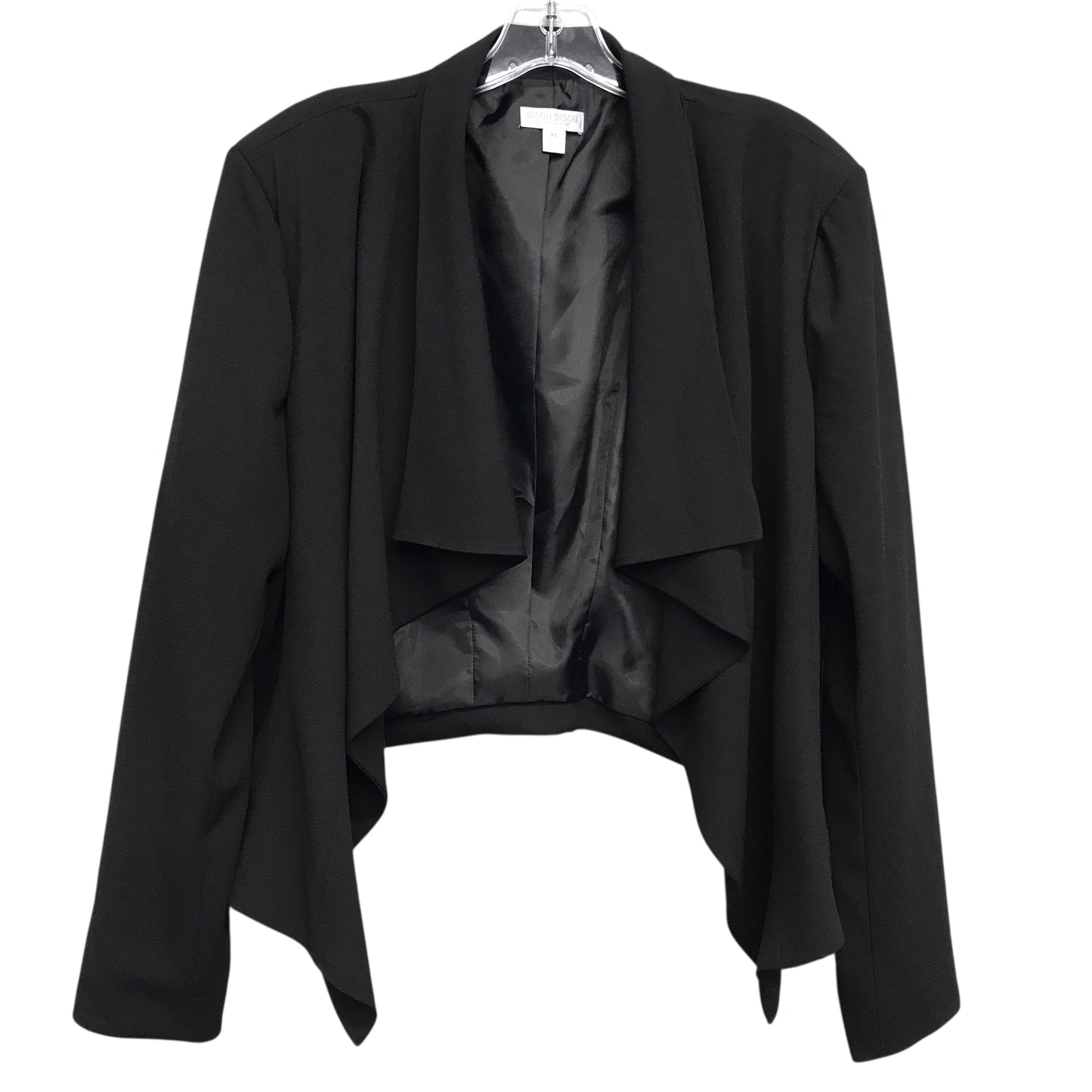 Blazer By Bisou Bisou In Black, Size:Xl