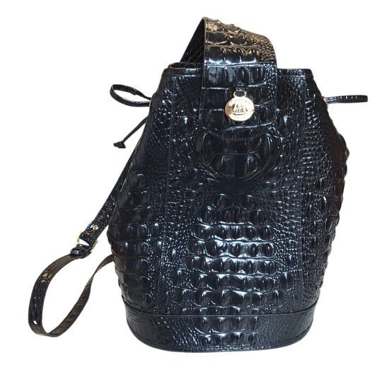 Handbag Designer By Brahmin In Black, Size:Medium
