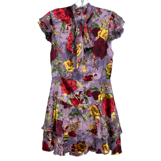 Dress Designer By Alice + Olivia In Purple, Size:S