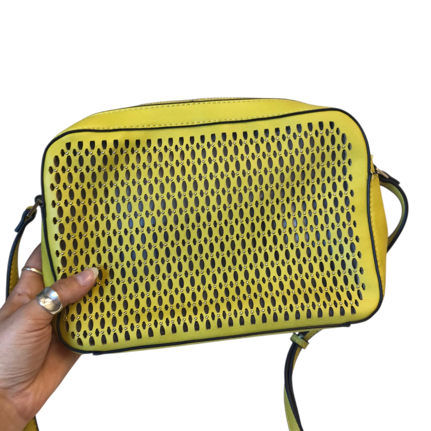 Crossbody By Lily & Ivy In Yellow, Size:Medium