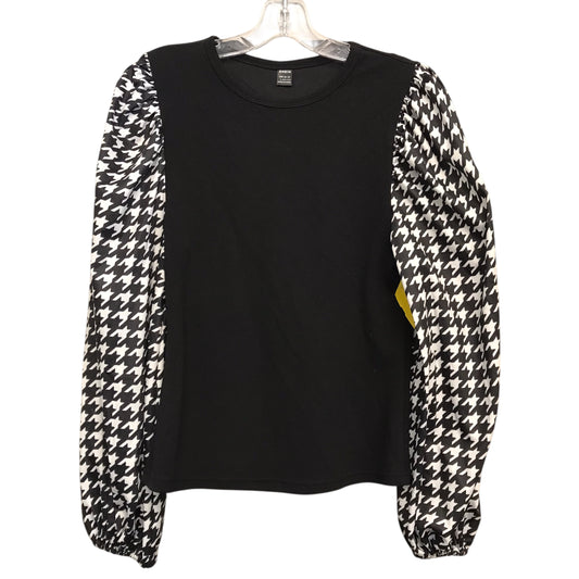 Top Ls By Shein In Black, Size:L