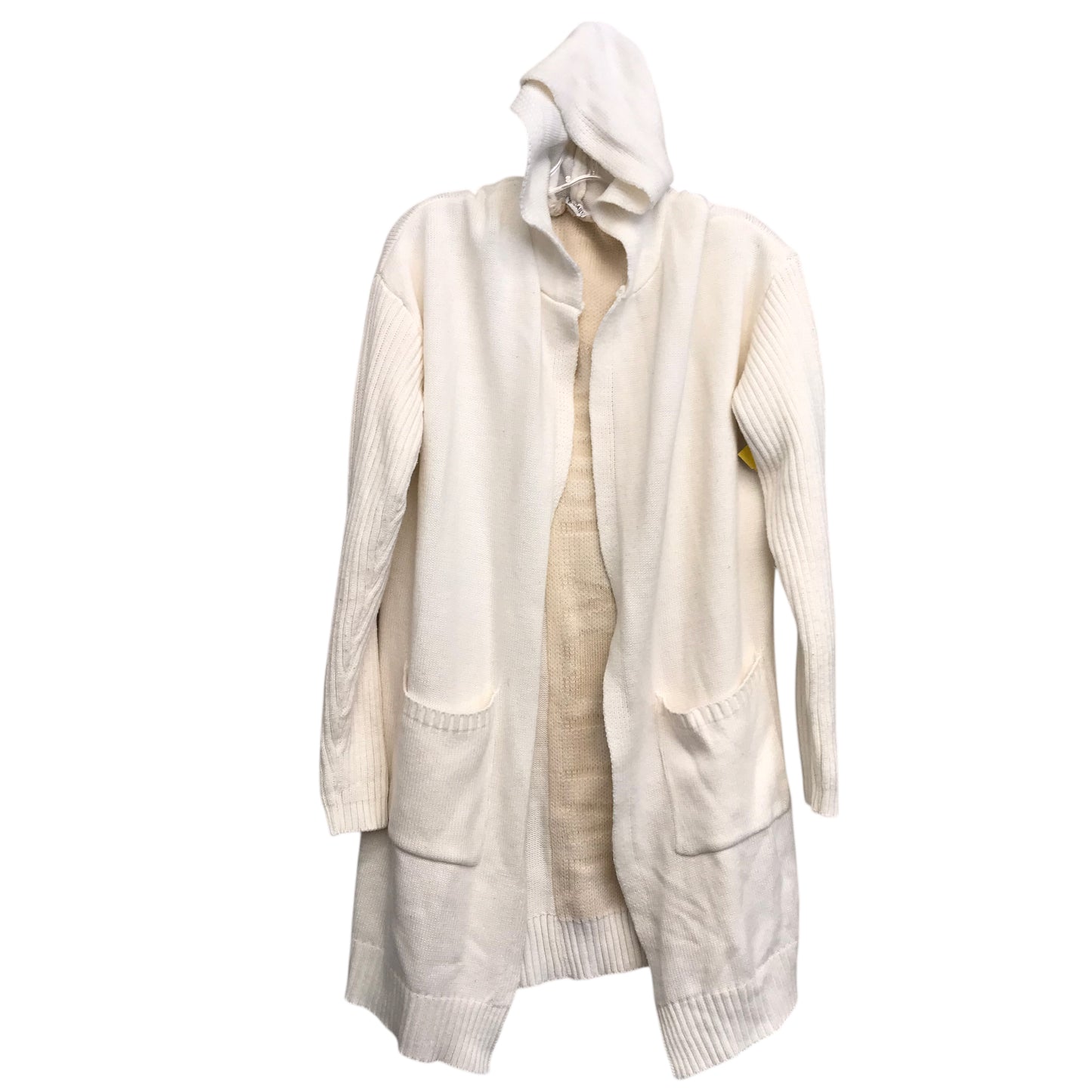 Sweater Cardigan By Ko and Daily In Cream, Size:L