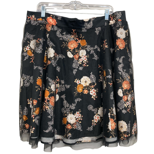 Skirt Midi By Torrid In Black, Size:12