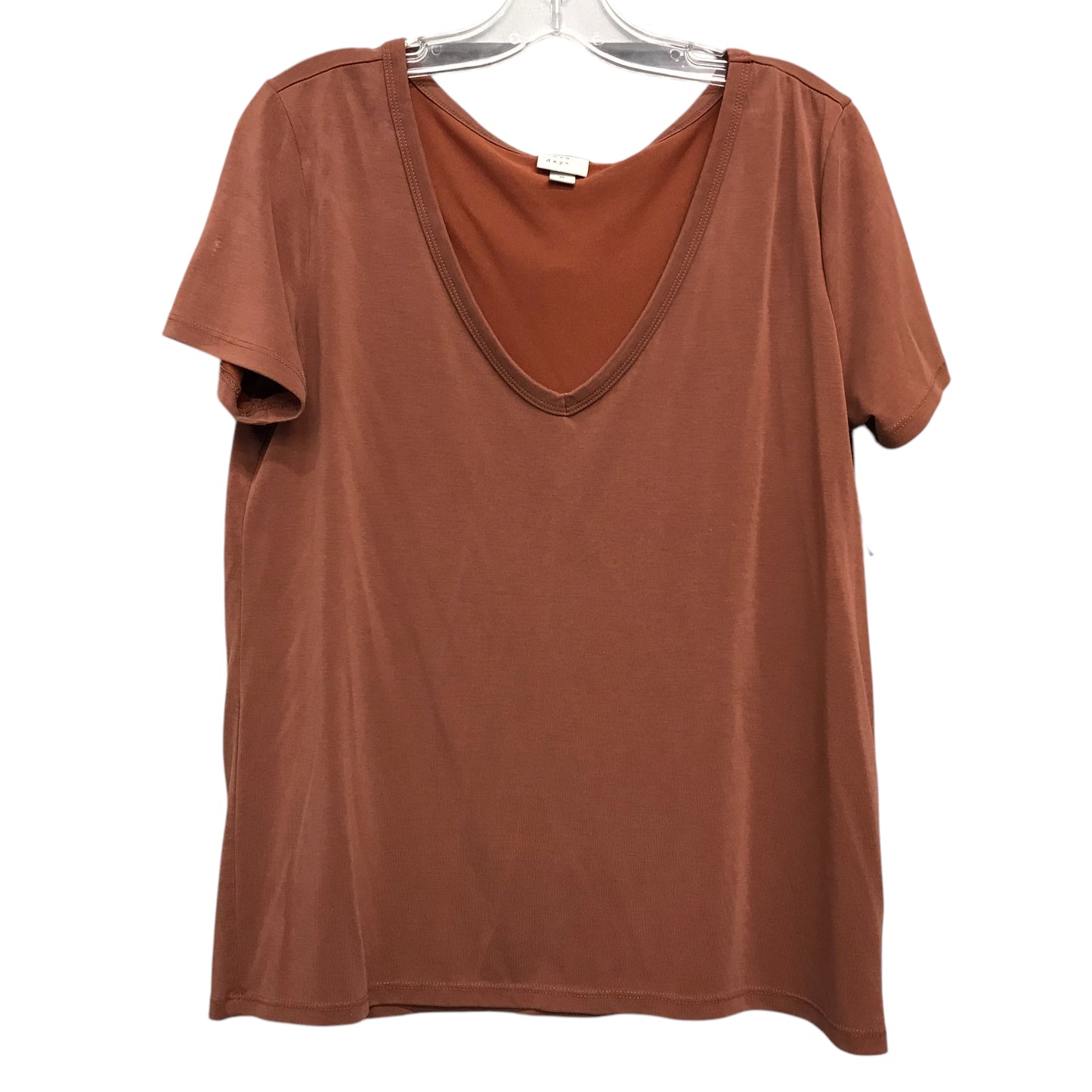 Top Ss Basic By A New Day In Brown, Size:M