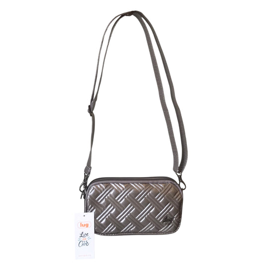 Crossbody By Lugg In Grey, Size:Medium