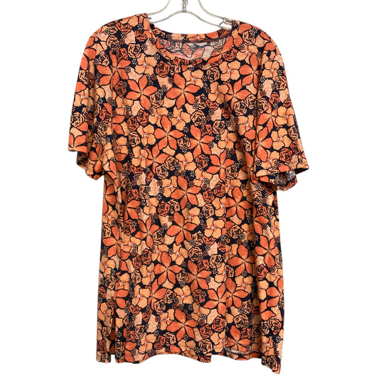 Top Ss By Lane Bryant In Orange, Size:1X