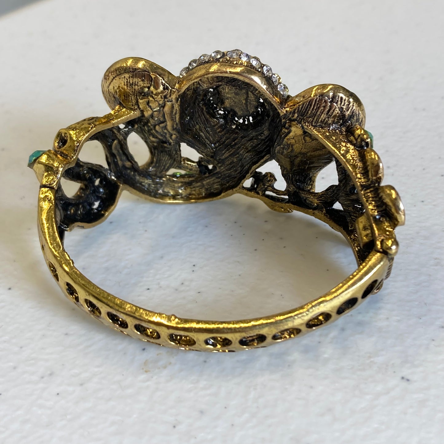 Bracelet Other In Gold & Green