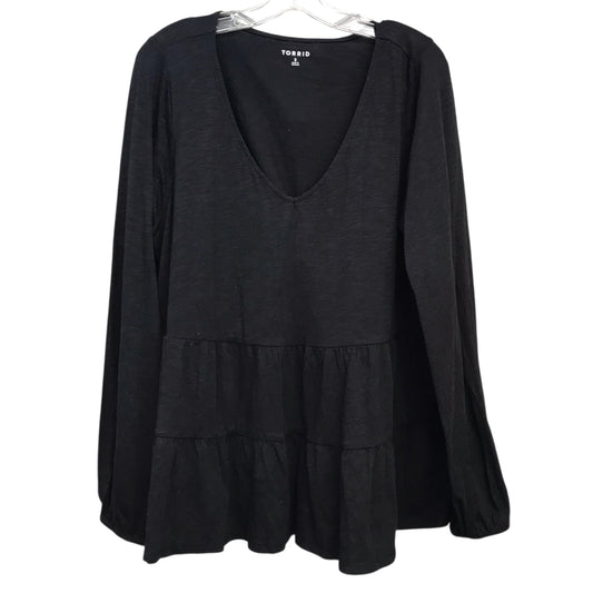 Top Ls By Torrid In Black, Size:2X