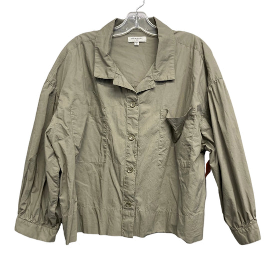 Top Ls By Habitual In Green, Size:Xl