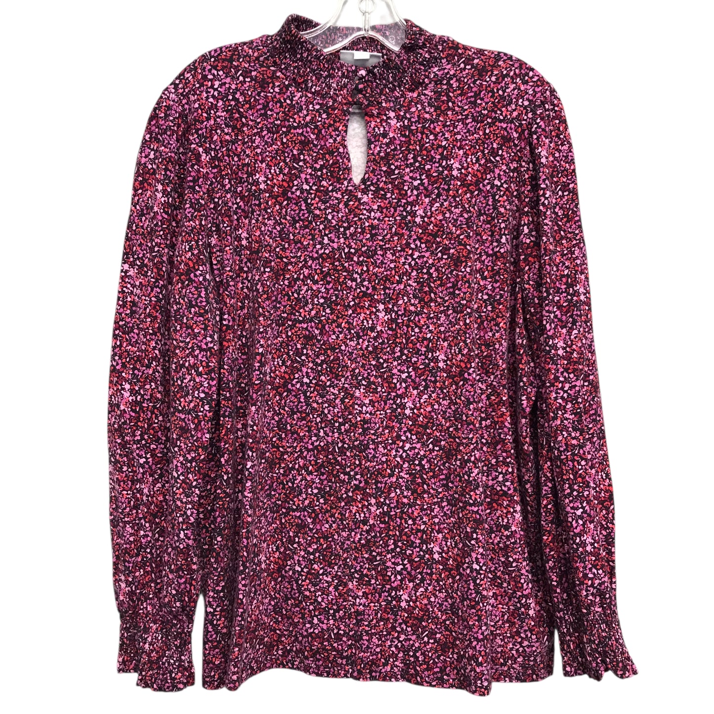 Top Ls By J. Jill In Black & Pink, Size:Xl