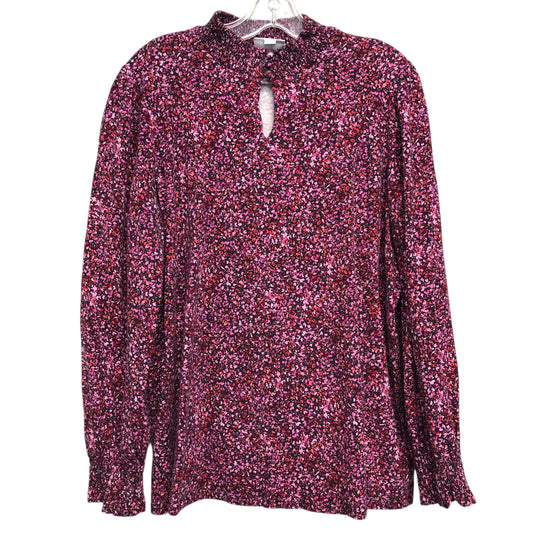 Top Ls By J. Jill In Black & Pink, Size:Xl