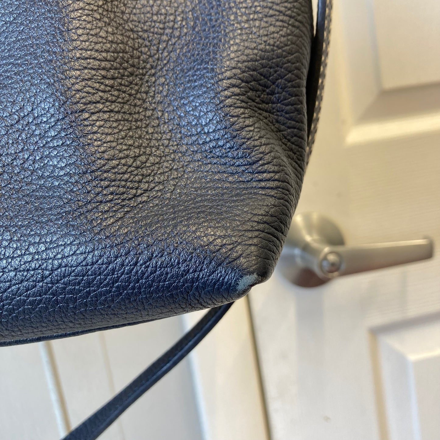 Handbag Designer By Dooney And Bourke In Navy, Size:Medium