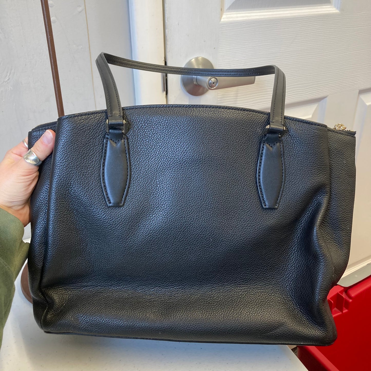 Handbag Designer By Kate Spade In Black, Size:Large