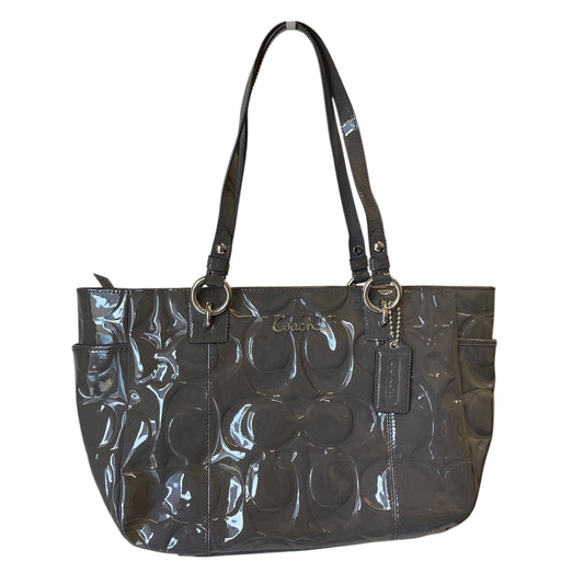 Handbag Designer By Coach In Grey, Size:Medium