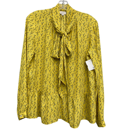 Top Ls By Loft In Yellow, Size:M