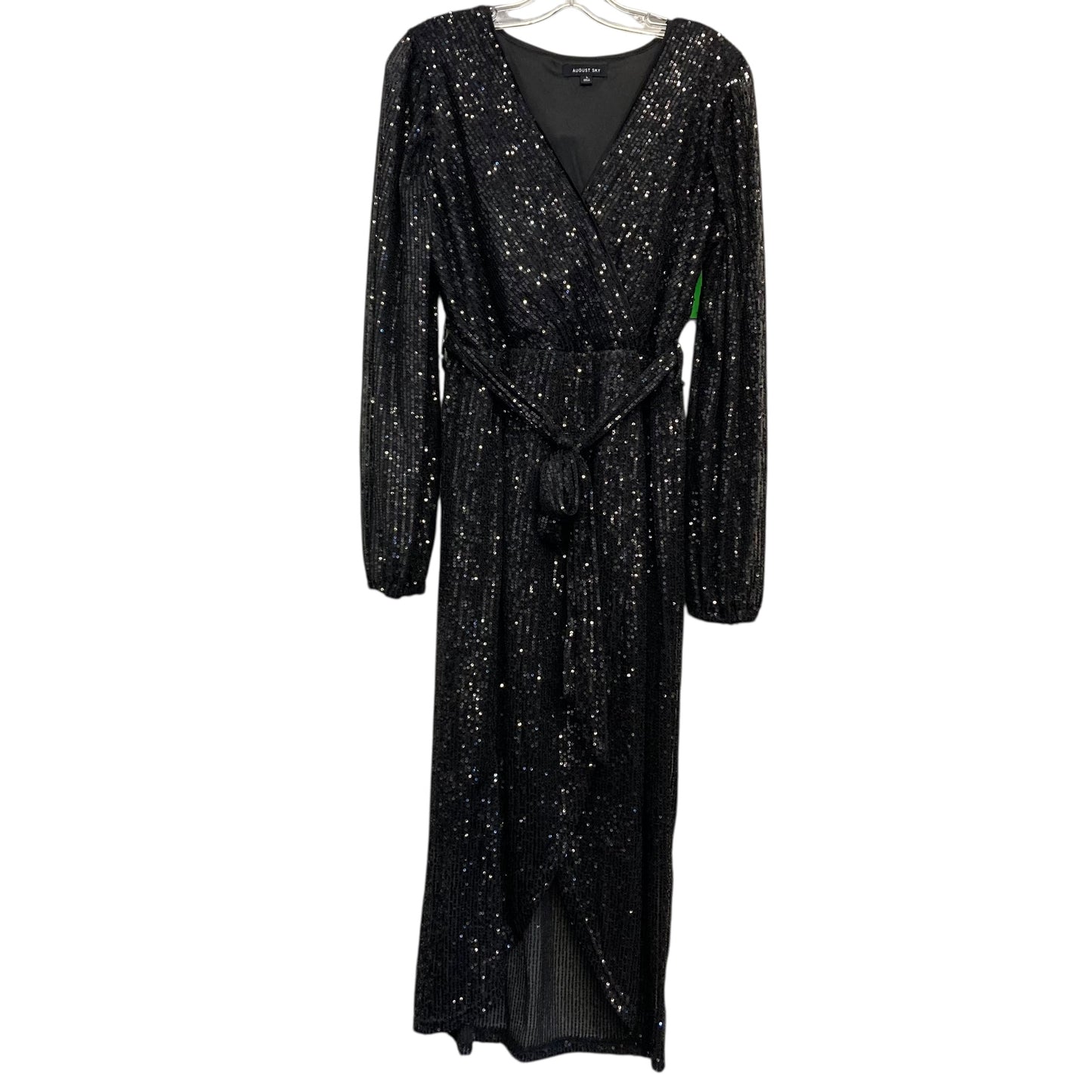 Dress Party Midi By August Sky In Black, Size:L