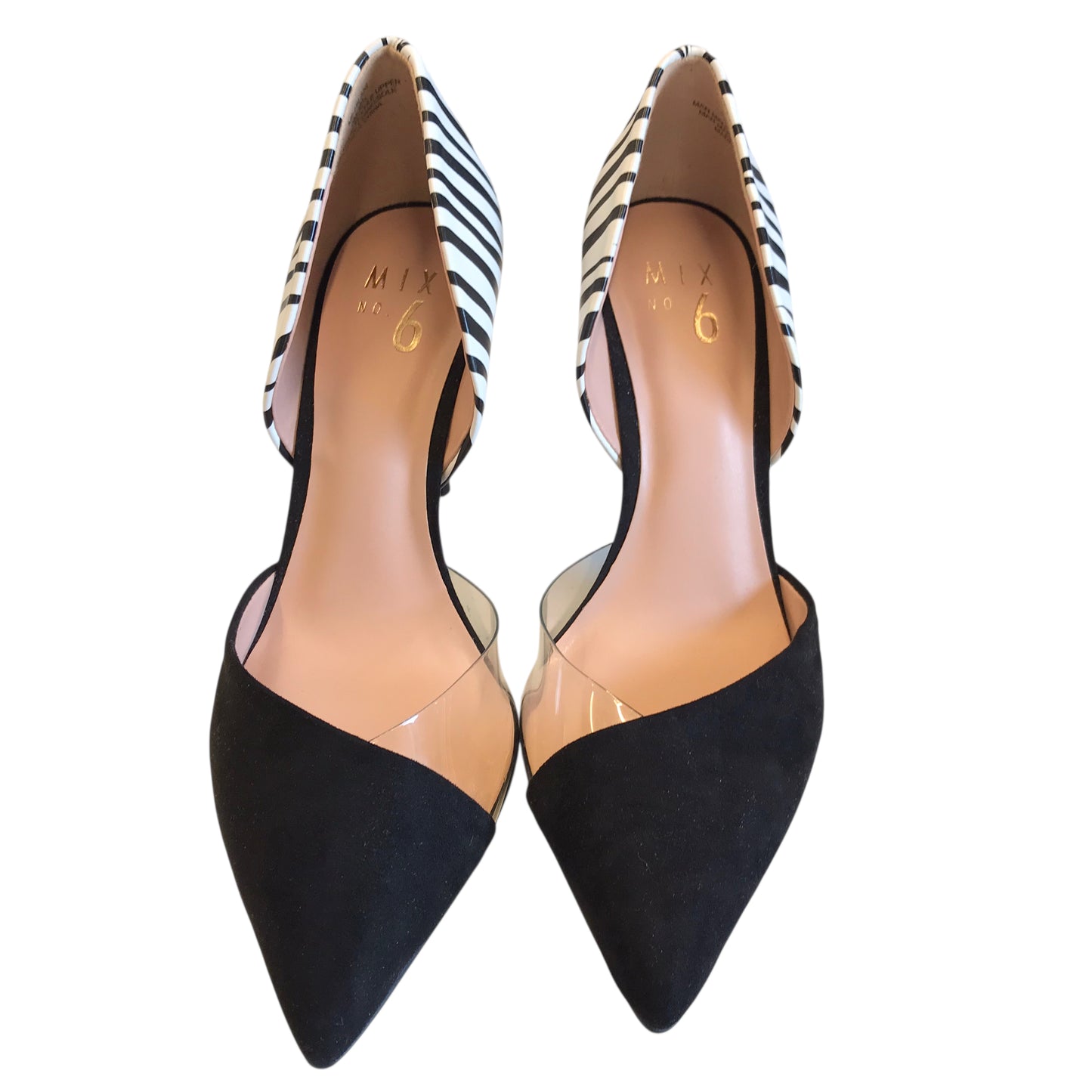 Shoes Heels Stiletto By Mix No 6 In Black & White, Size:8
