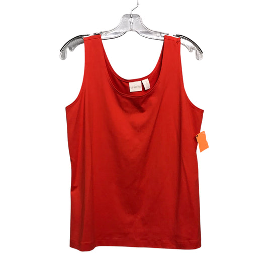 Tank Top By Chicos In Orange, Size:L
