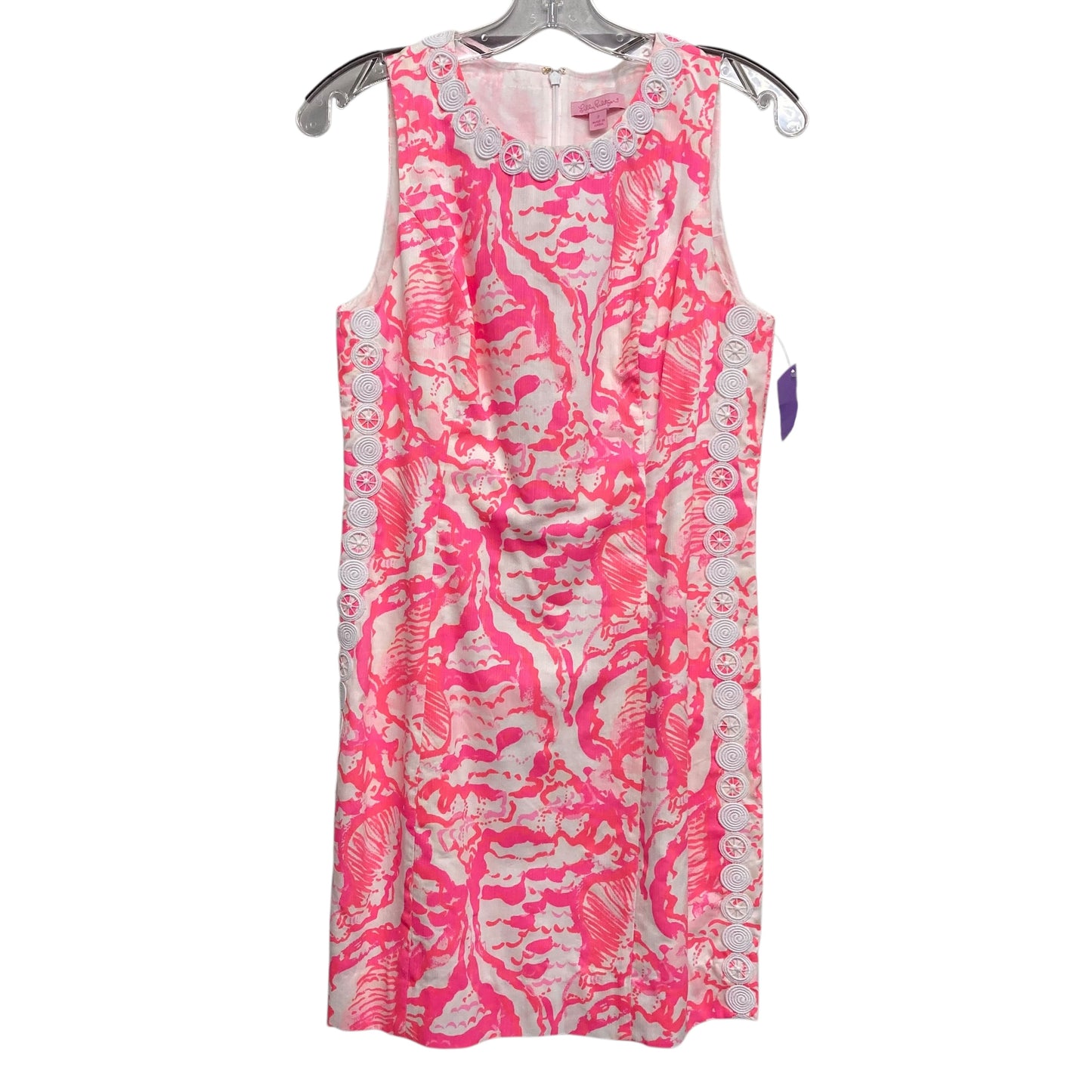 Dress Designer By Lilly Pulitzer In Pink & White, Size:Xs