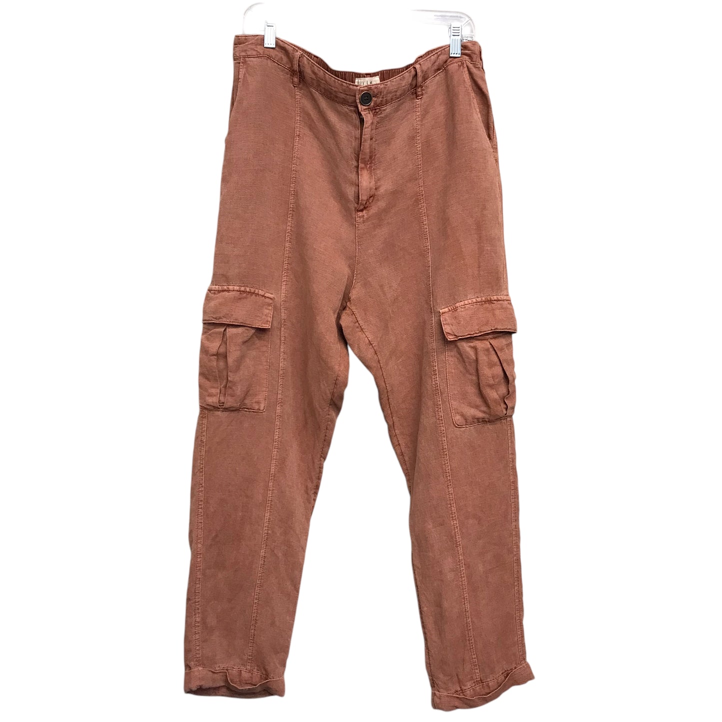 Pants Cargo & Utility By Nicole Miller In Orange, Size:16