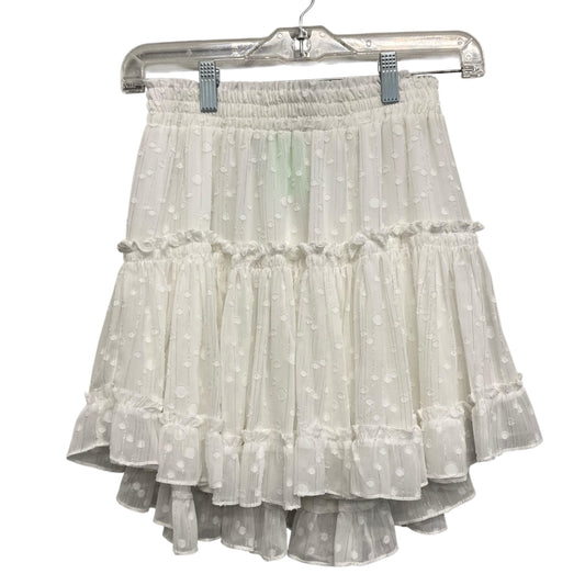 Skirt Designer By Misa In White, Size:2