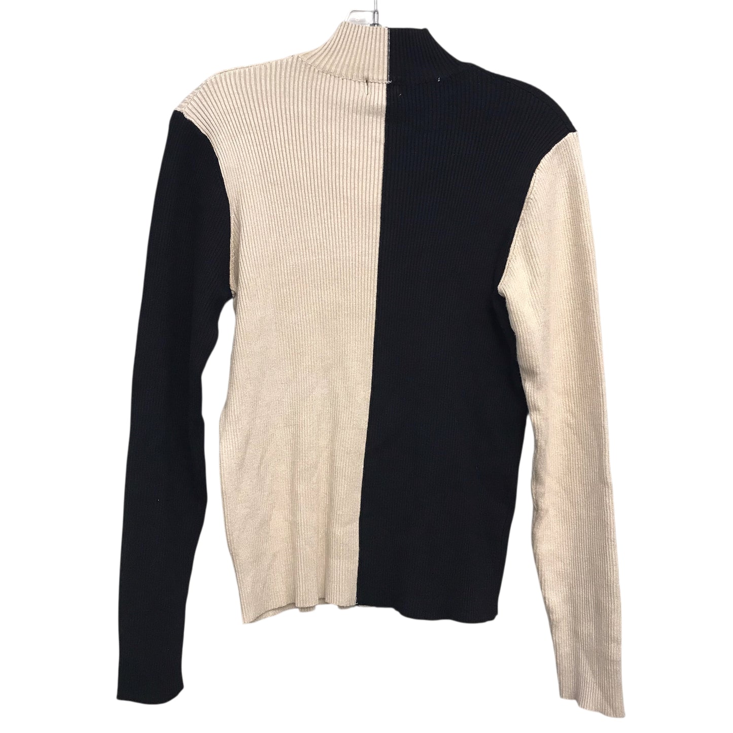 Sweater By Yal New York In Black & Cream, Size:Xs