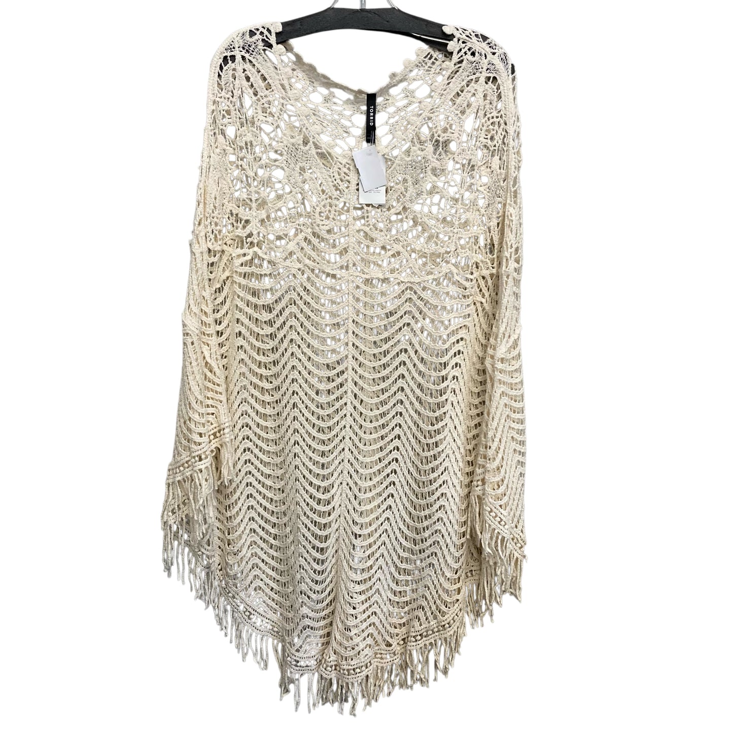 Shawl By Torrid In Cream, Size:Osfm