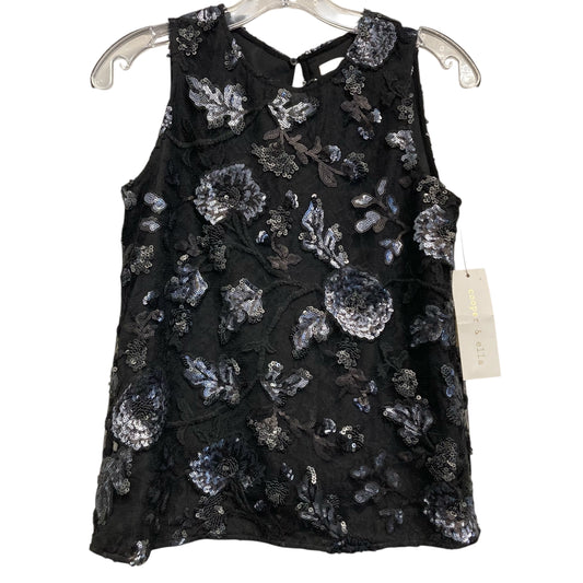 Top Sleeveless By Cooper & Ella In Black, Size:Xs