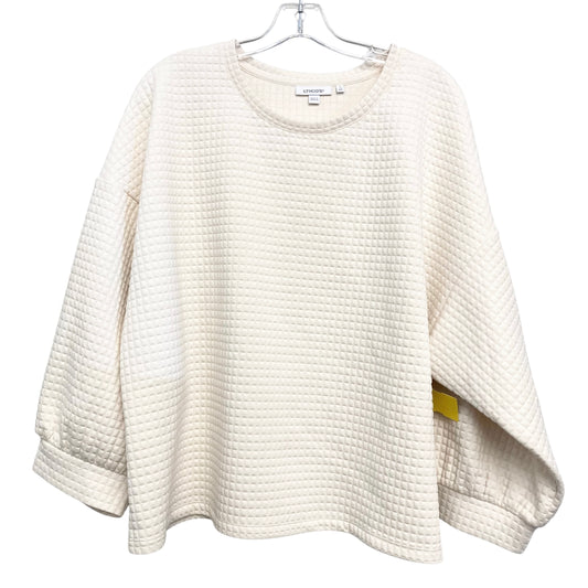 Top Ls By Chicos In Cream, Size:1X