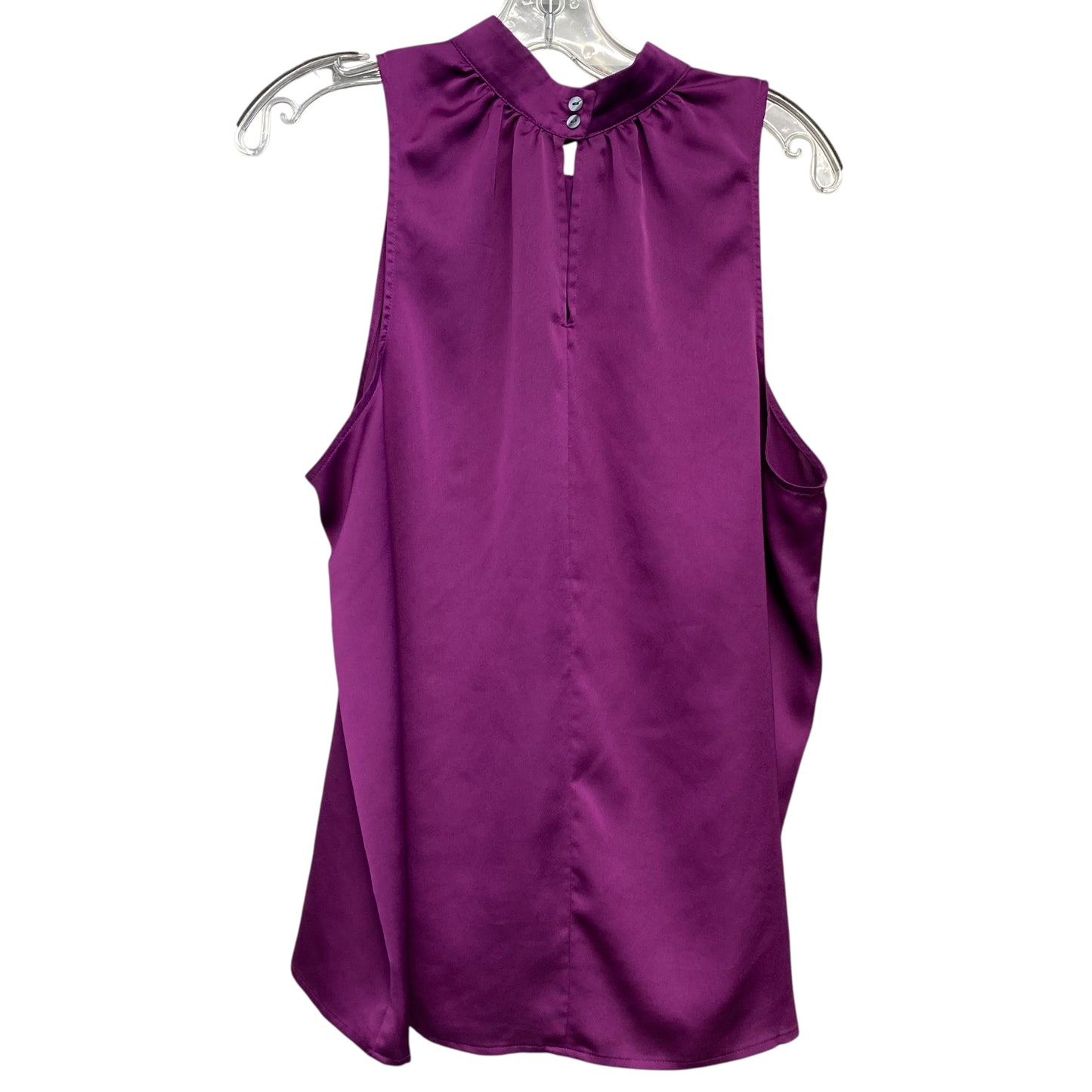 Top Sleeveless By Ann Taylor In Purple, Size:Xl