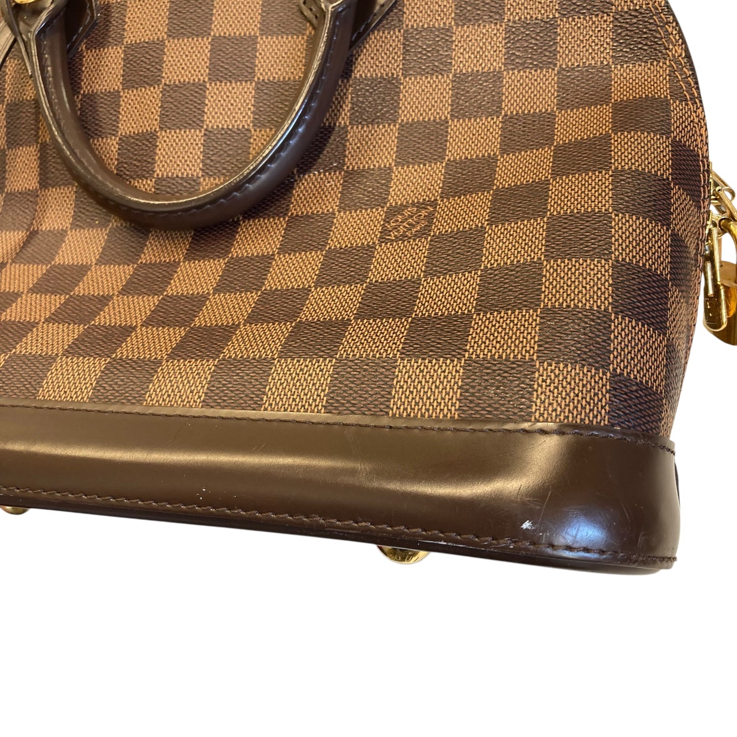 Handbag Luxury Designer By Louis Vuitton In Brown, Size:Medium