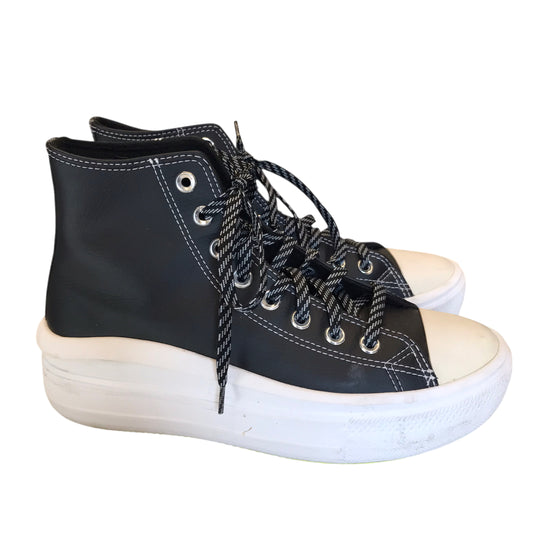 Shoes Sneakers By Converse In Black & White, Size:8.5