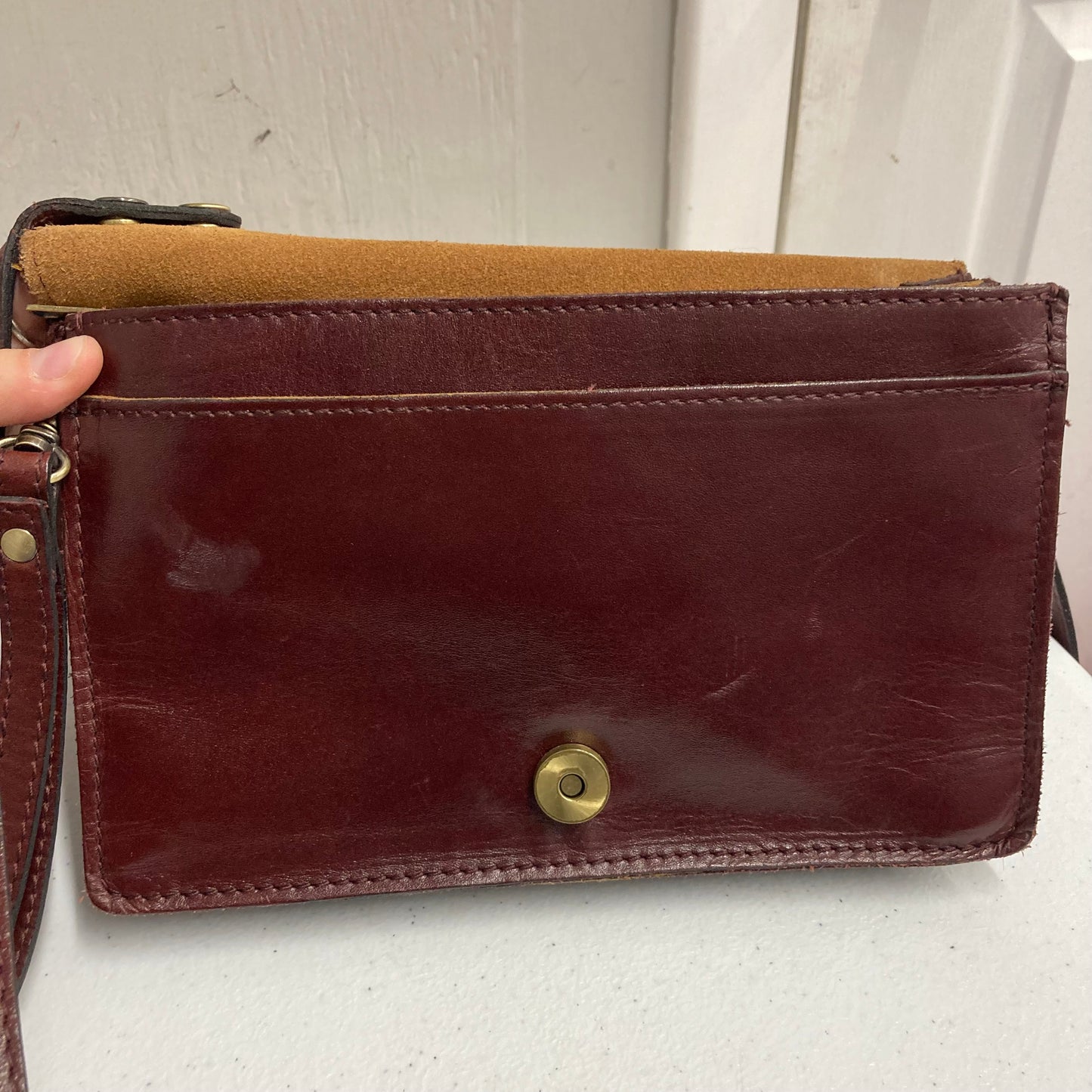 Crossbody Designer By Patricia Nash In Brown, Size:Medium