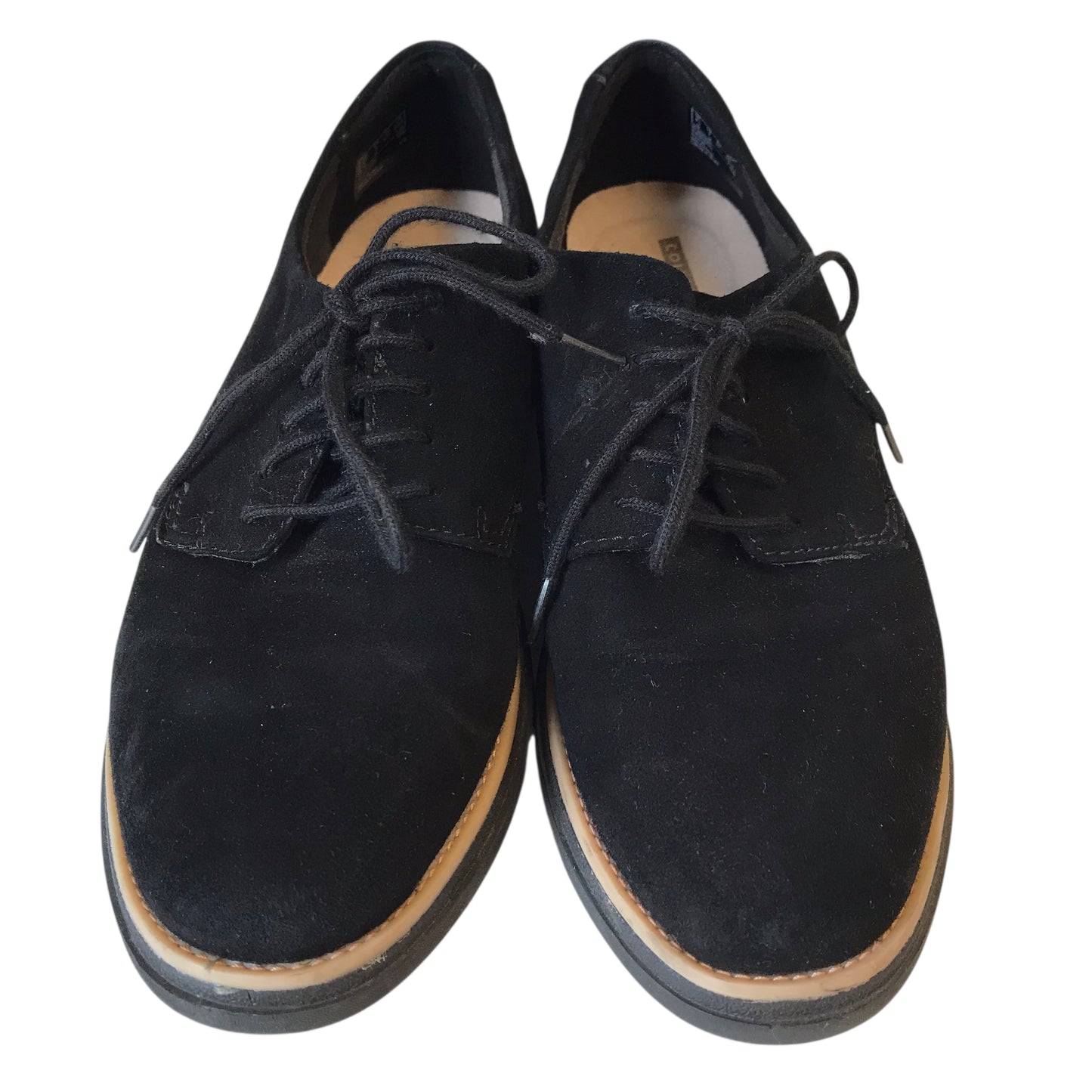 Shoes Flats By Clarks In Black, Size:7