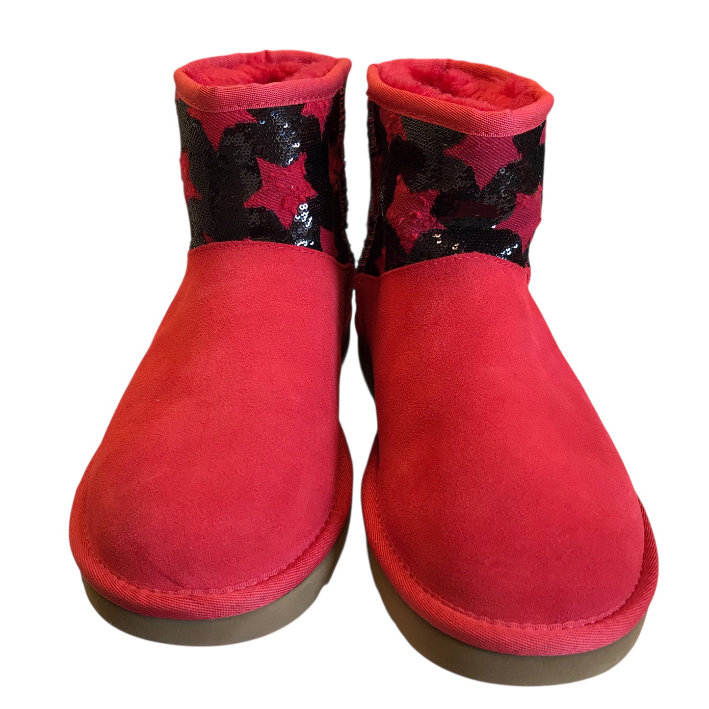 Boots Designer By Ugg In Red, Size:8