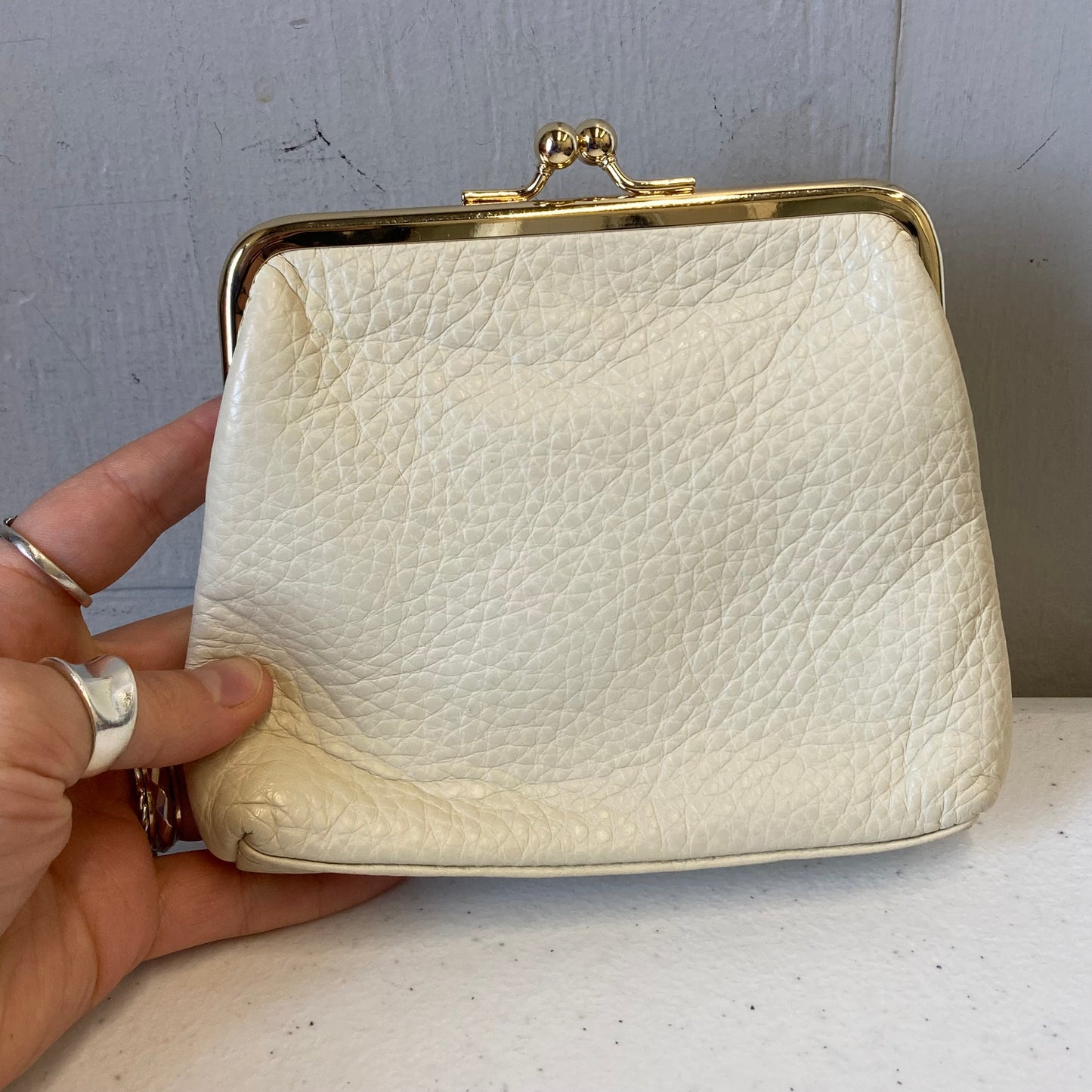 Wallet Designer By Dooney And Bourke In Cream, Size:Small