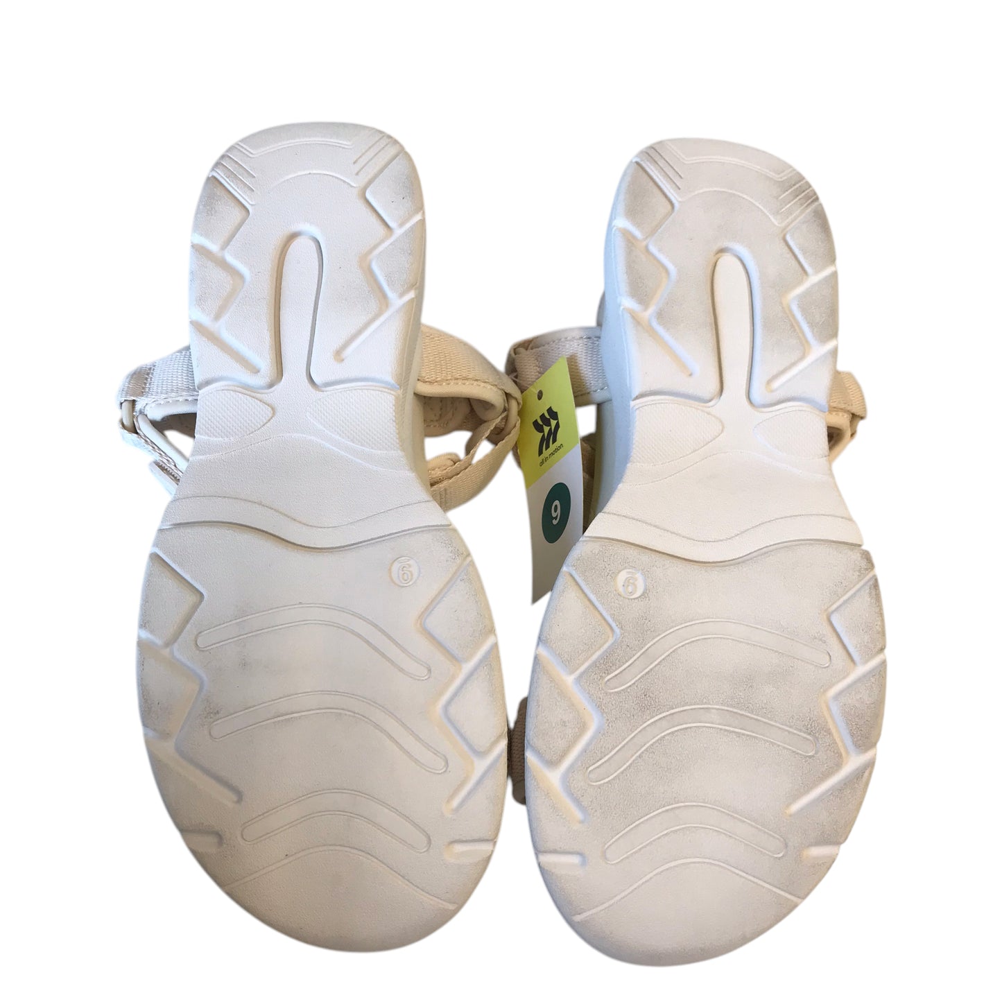 Sandals Sport By All In Motion In Cream, Size:9